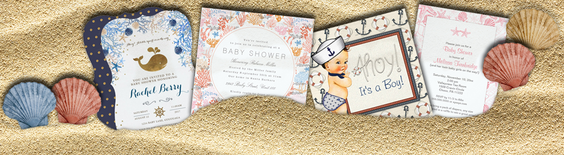Nautical Baby Shower Invitations